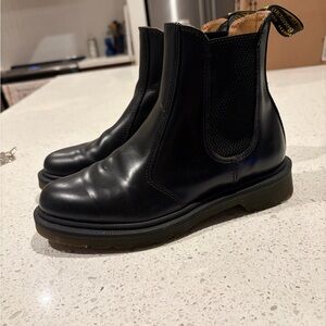 Dr. Martens Smooth Black Leather Boots